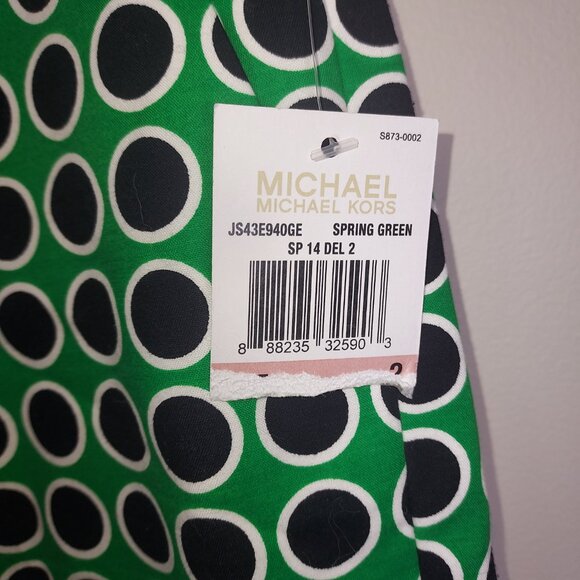 NWT Michael Michael Kors MK Polka Dot Boyfriend Blazer and matching shorts. - Picture 10 of 12